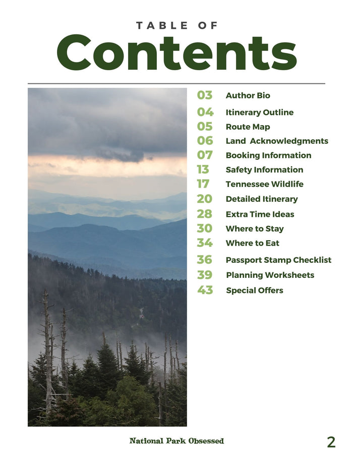 1 Day Great Smoky Mountains Itinerary - Cades Cove and Clingmans Dome