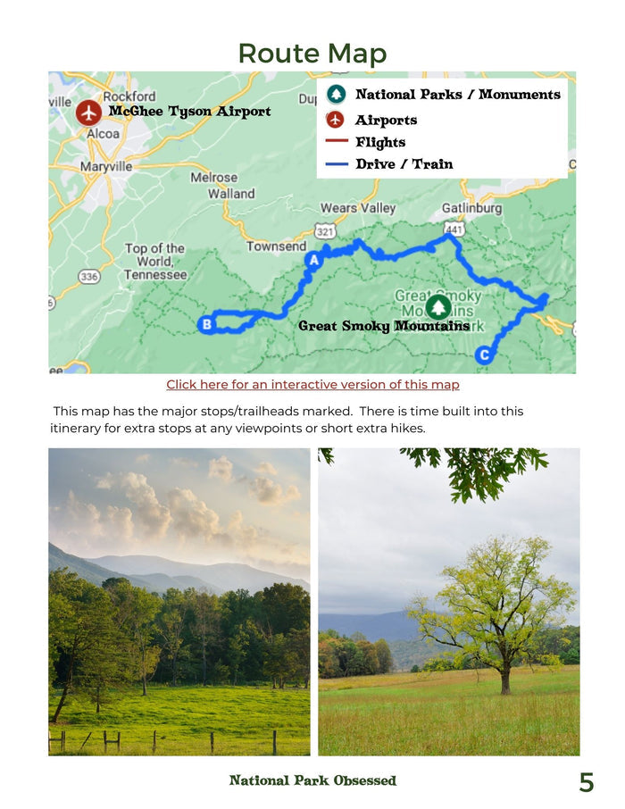 1 Day Great Smoky Mountains Itinerary - Cades Cove and Clingmans Dome