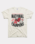 White 1994 National Champions Arkansas Razorbacks Basketball Vintage T-Shirt