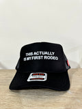 1st Rodeo Snapback Hat in Black