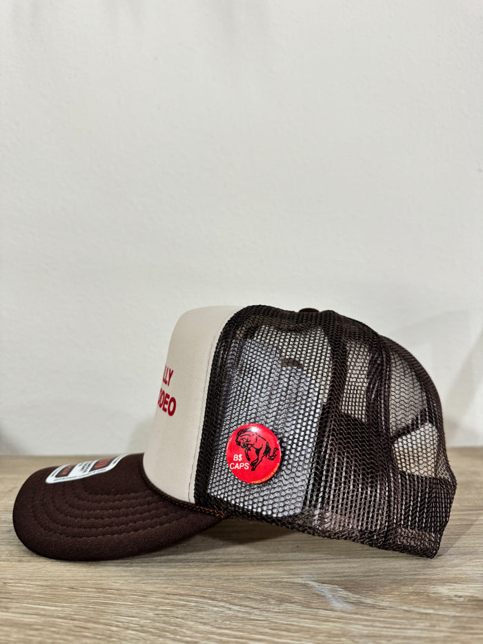 1st Rodeo Snapback Hat in Brown