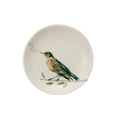 4" Stoneware Dish w/ Bird, Blue
