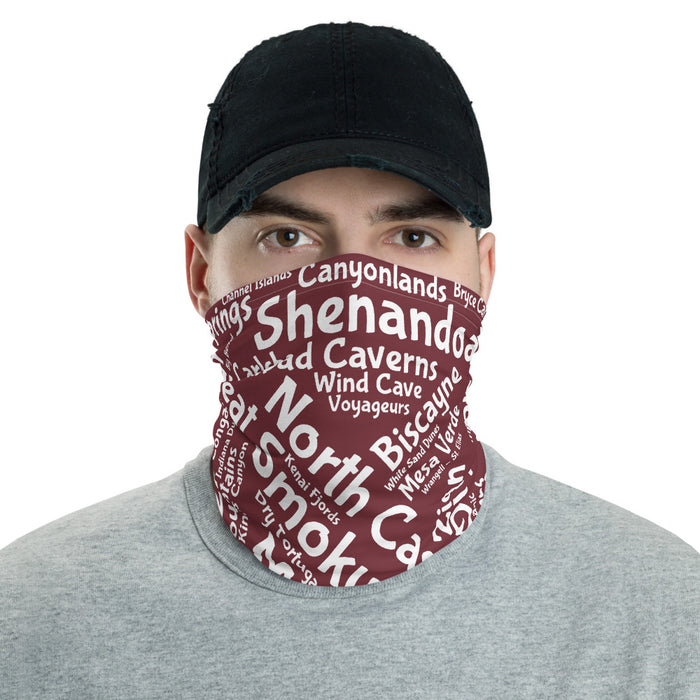62 National Park Neck Gaiter - Wine
