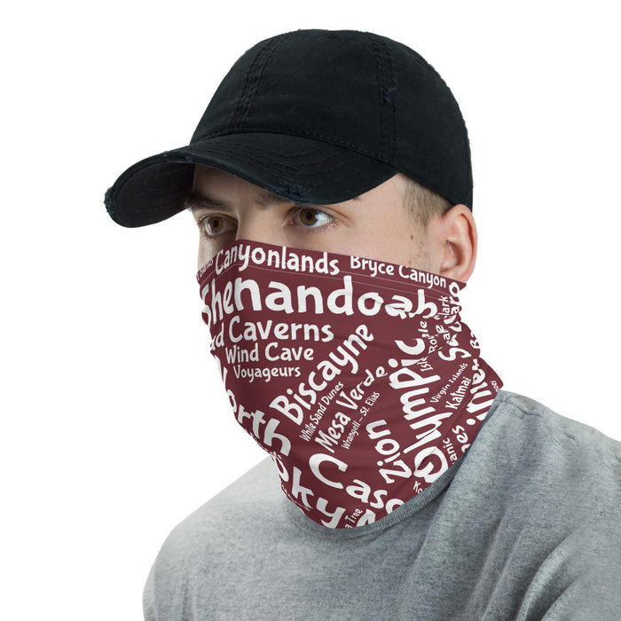 62 National Park Neck Gaiter - Wine