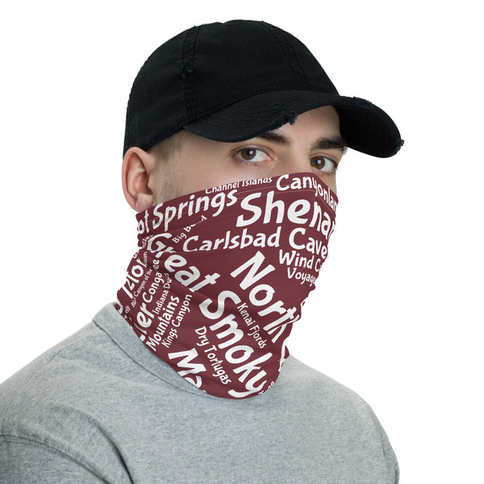 62 National Park Neck Gaiter - Wine