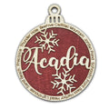 Acadia National Park Christmas Ornament - Round