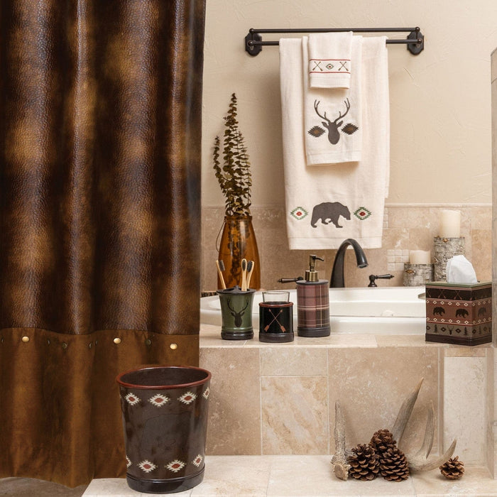 Aztec Bear 3-PC Bath Countertop Accessory Set Countertop Bathroom Sets