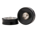 Black Obsidian & Tourmalated Quartz Stone Inlay Plugs