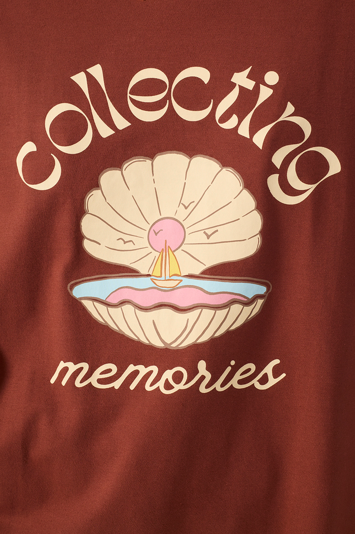Brown Memories Short Sleeve Cotton T-Shirt_5