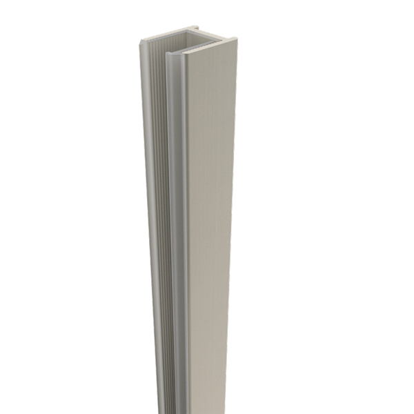 Shower Screen Wall Channel, 2100mm long, Suits 10mm glass, Aluminium, Choice of Colours - Image 5
