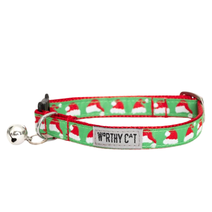 SANTA-HATS-CAT-COLLAR
