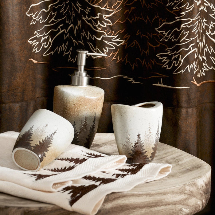 Clearwater Pines 3-PC Bathroom Accessory Set Countertop Bathroom Sets