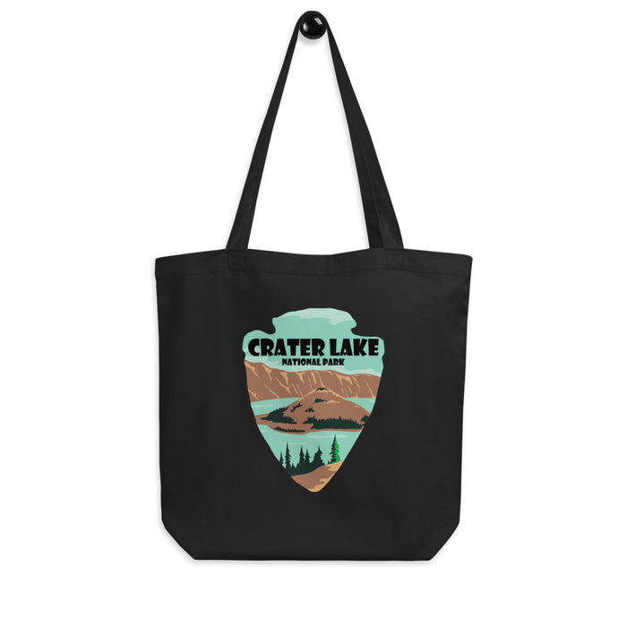 Crater Lake Shield Eco Tote Back
