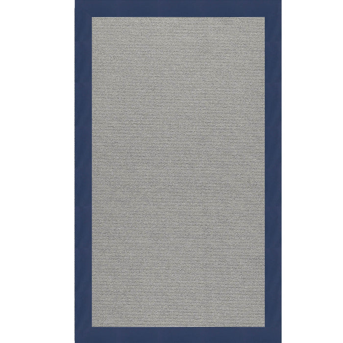 Creative Concepts-Plat Sisal Canvas Navy Indoor/Outdoor Bordere Rectangle image
