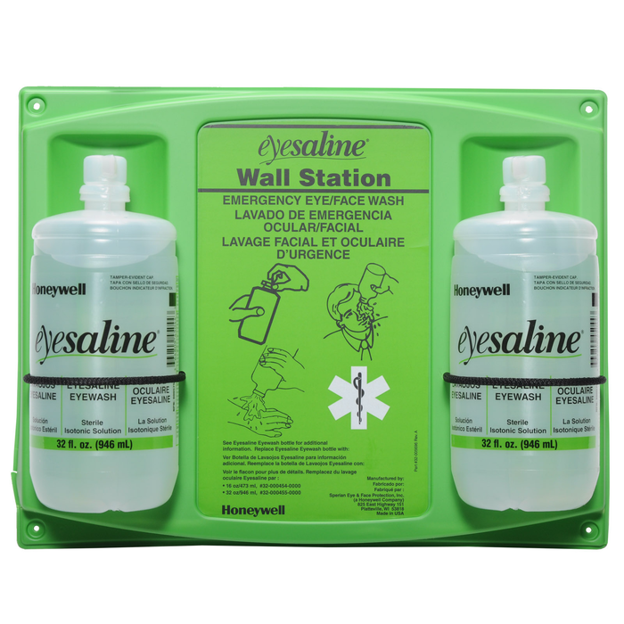 Eye Wash Station Eyesaline Double Bottle 32 Oz