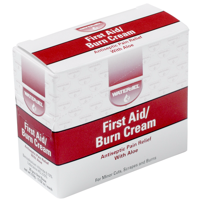 First Aid Cream Water Jel 25 Unit Dose Packets/box