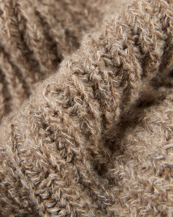 Geelong wool bouclé cap