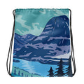 Glacier National Park Drawstring bag