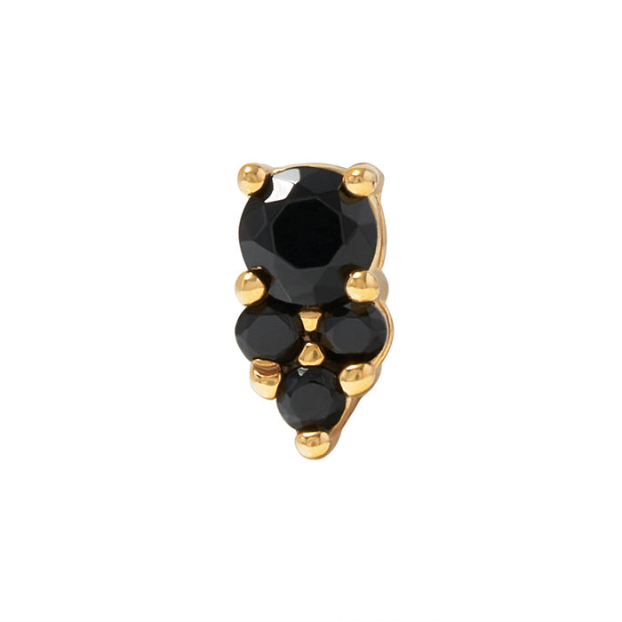 Gold Vermeil Divinity CZ Pin 18g/16g