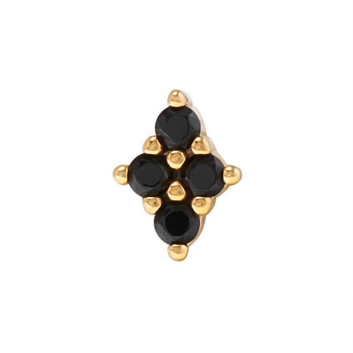 Gold Vermeil Luminous CZ Pin 18g/16g