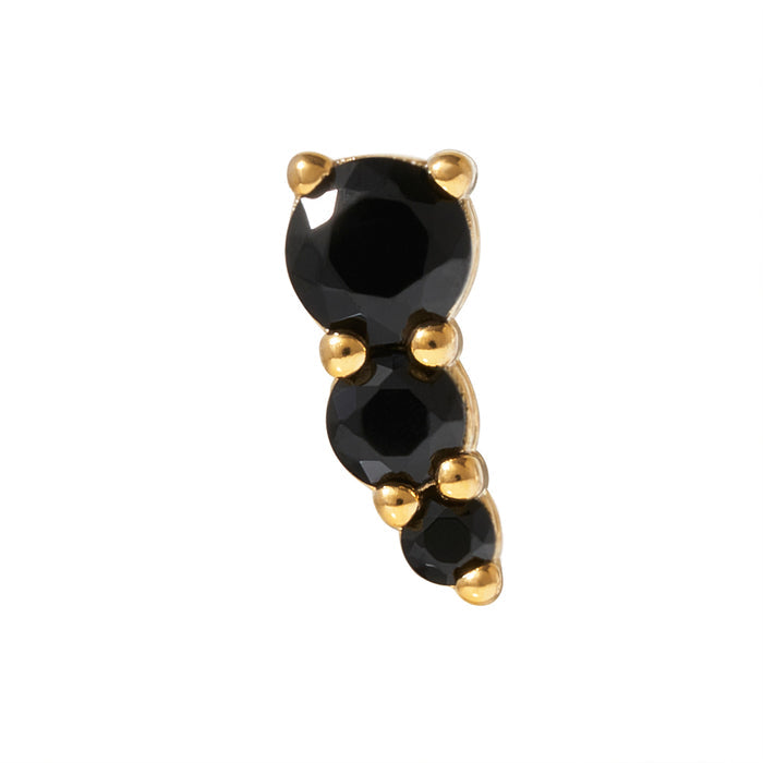 Gold Vermeil Majestic CZ Pin 18g/16g