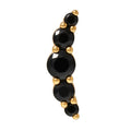 Gold Vermeil Serenity CZ Pin 18g/16g