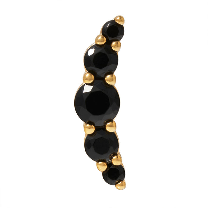 Gold Vermeil Serenity CZ Pin 18g/16g