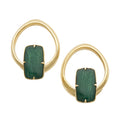 Green Quartz Prong Coils