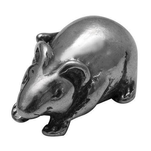 Handmade Money Amulet Small Silver Money Mouse Purse Talisman for Money and Luck