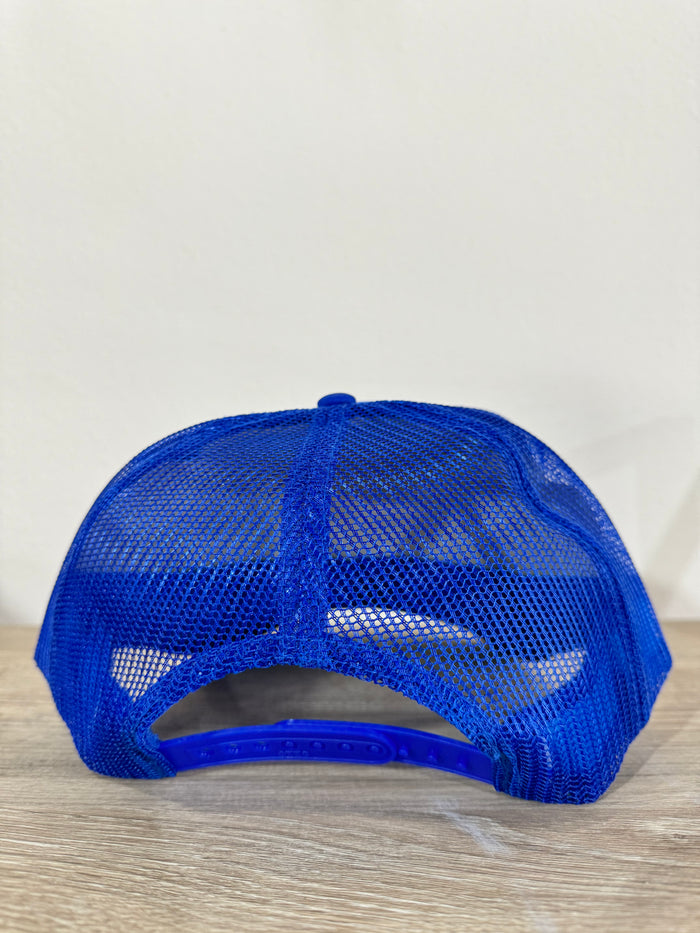 Houston Snapback Hat in Blue