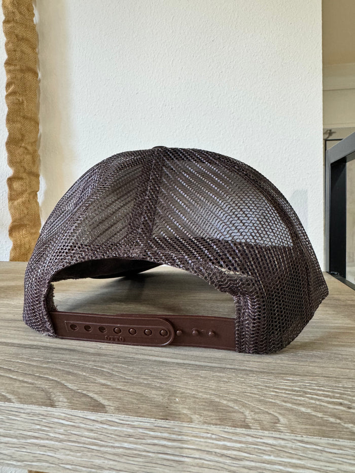 Houston Snapback Hat in Brown