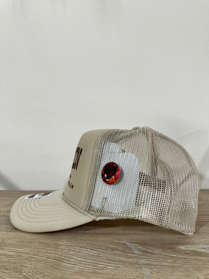 Houston Snapback Hat in Sand
