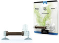 In-Tank Flux CO2 Diffuser V2 with brown and clear design, suction cups