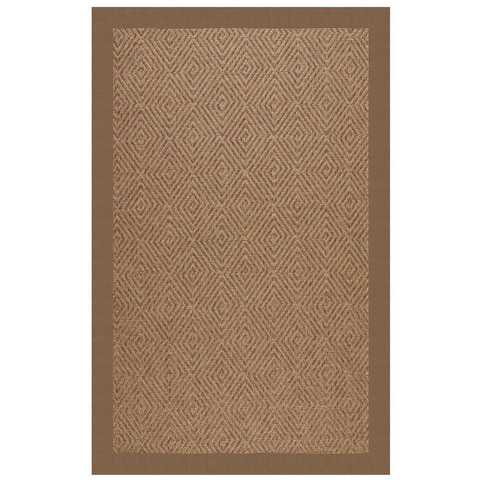 Islamorada-Diamond Canvas Cocoa Indoor/Outdoor Bordere Rectangle image