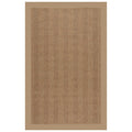 Islamorada-Herringbone Canvas Camel Indoor/Outdoor Bordere Rectangle image