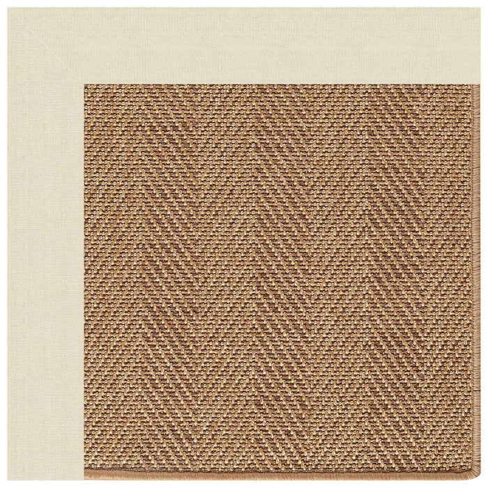 Islamorada-Herringbone Canvas Sand Indoor/Outdoor Bordere Rectangle image