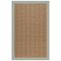 Islamorada-Herringbone Canvas Spa Blue Indoor/Outdoor Bordere Rectangle image