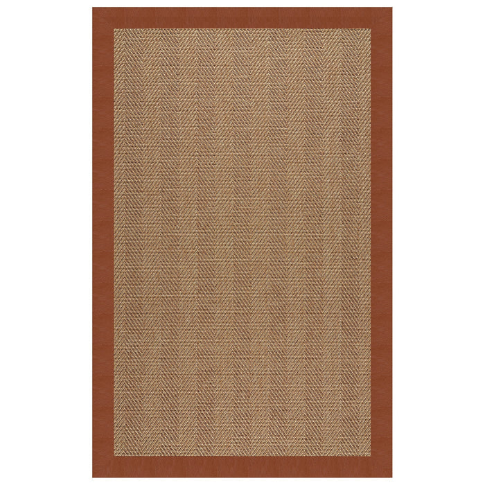Islamorada-Herringbone Classic Saddle Indoor/Outdoor Bordere Rectangle image