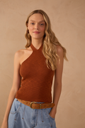 Knot Detail Knit Blouse_1