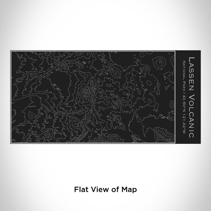 Lassen Volcanic National Park Topographic Map Water Bottle