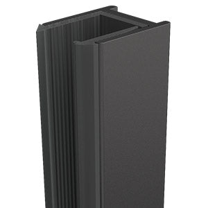 Shower Screen Wall Channel, 2100mm long, Suits 10mm glass, Aluminium, Choice of Colours - Image 6
