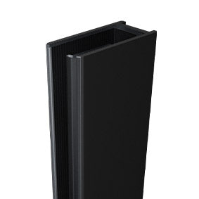 Deep Shower Screen Wall Channel, 2100mm long, For 10mm glass, Extra deep channel - Image 4