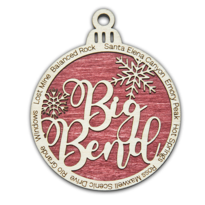 National Park Round Ornament