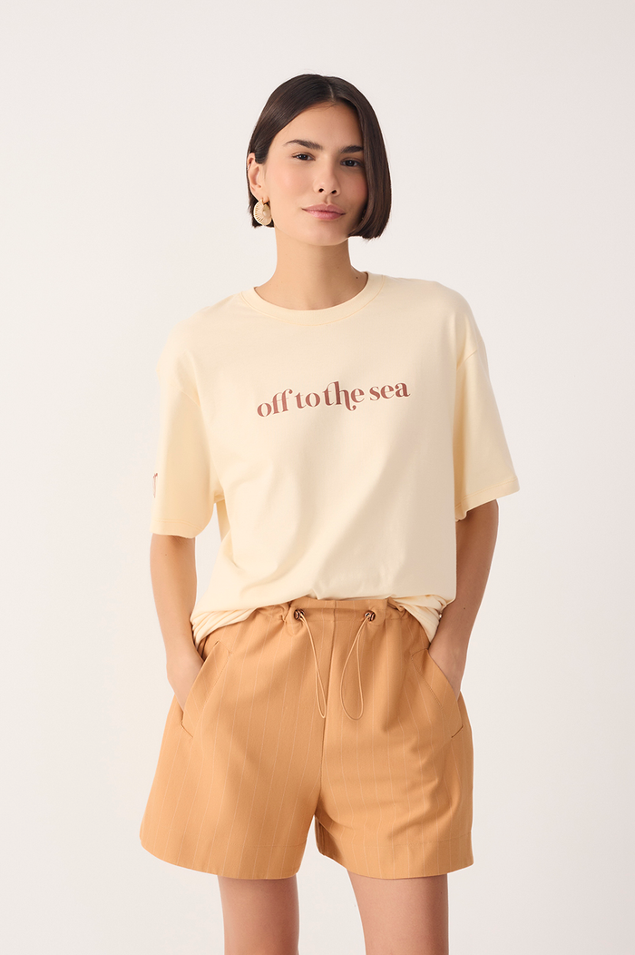 Off To The Sea Silk T-shirt_2