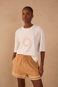 Off-White Embroidered Sun T-shirt_1