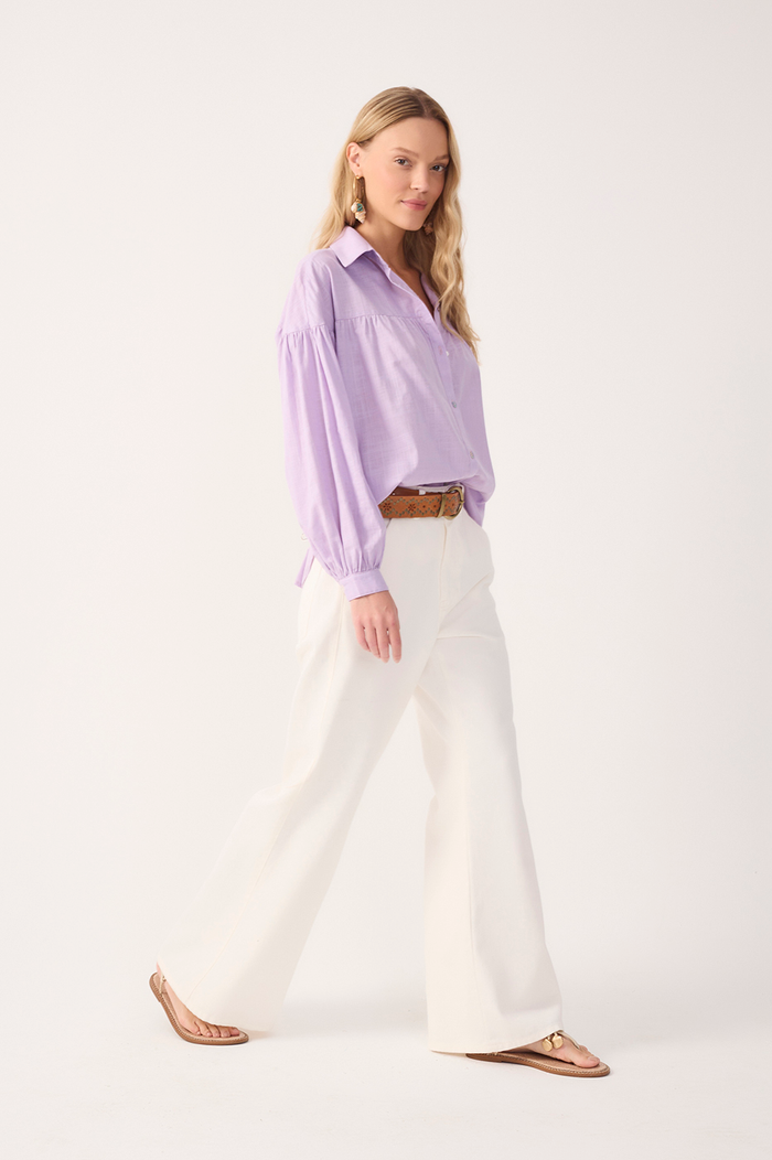 Off-White High-Rise Flared Twill Pants_3