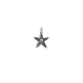 Oxidized Silver Starfish Charm