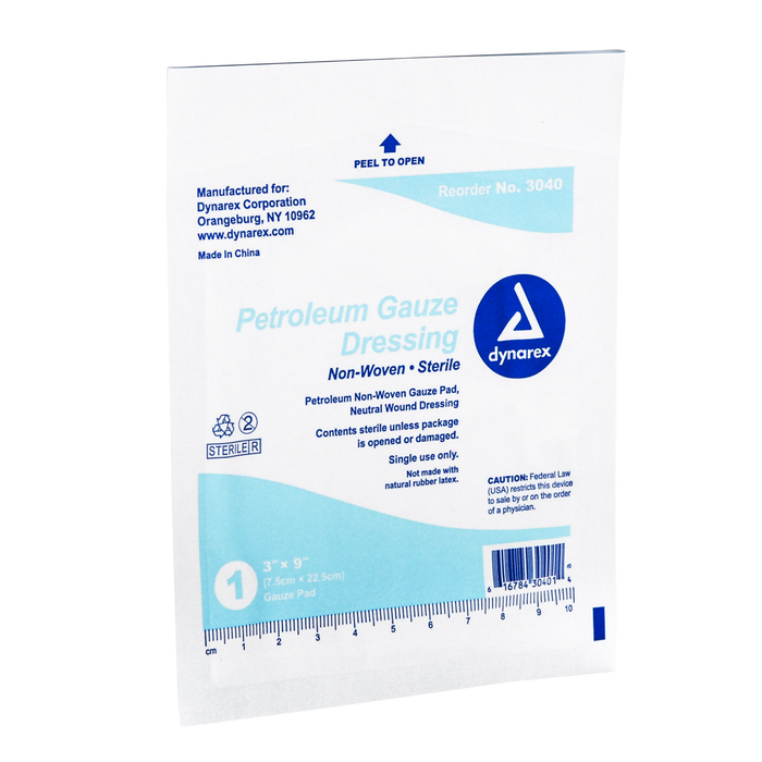 Petroleum Gauze Dressing 3x9 (12/Bx)
