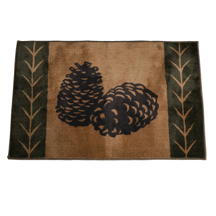 Pine Cone Kitchen/Bath Rug Rug