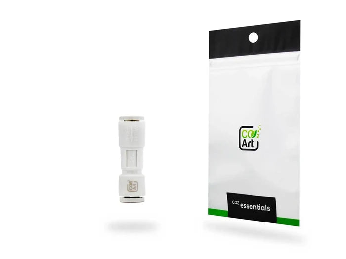 Pro-Series Precision CO2 Check Valve — white inline one-way valve